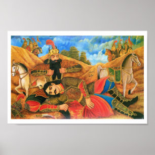 Rostam & Sohrab Print Poster