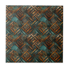 Rosteisenmetall Fliese