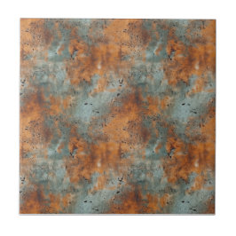 Rosteisenmetall Fliese