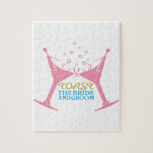 Rösten Sie die Braut und den Bräutigam Puzzle