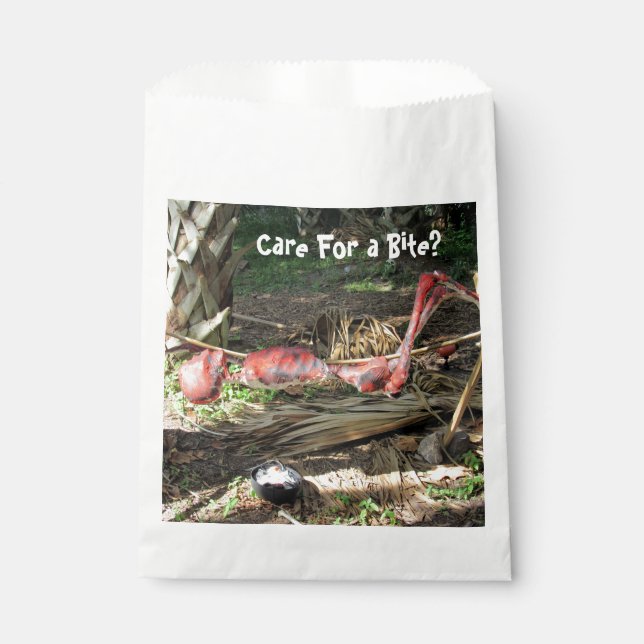 Rösten Skeleton-Fvor-Tasche Geschenktütchen (Vorderseite)