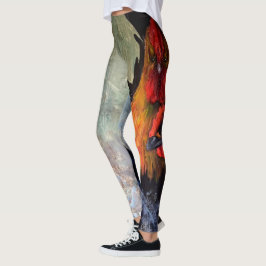 Roster und Hühner Leggings