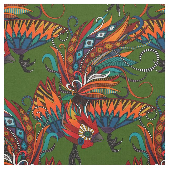 Rostfarbe Stoff (Muster)