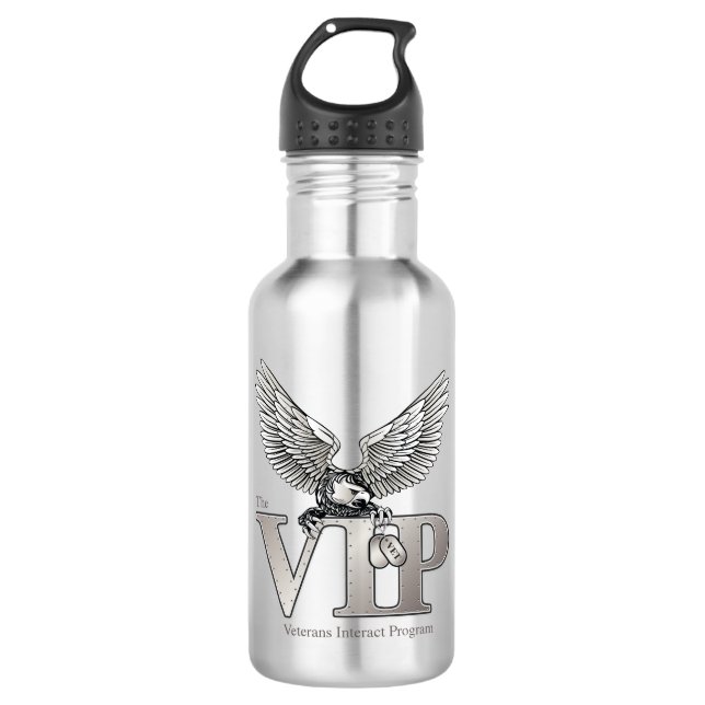 Rostfreier VIP stehlen Waterbottle Edelstahlflasche (Vorderseite)
