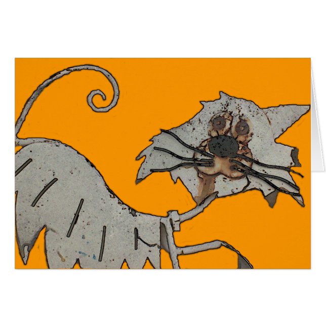 Rostig die Katze (Vorderseite (Horizontal))