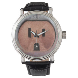Rostige Ausgang-Uhr Armbanduhr