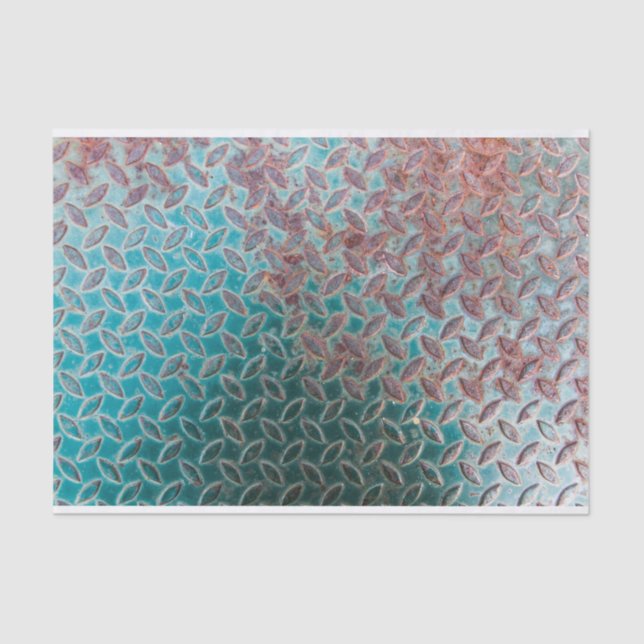 Rostige Metallbeschaffenheit Seidenpapier (Vorderseite)