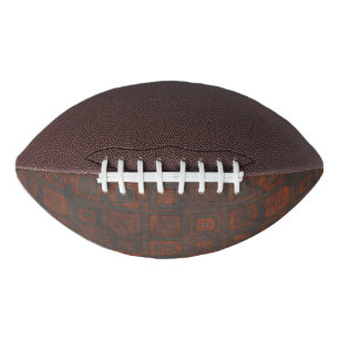Rostige Metallquadrate Football