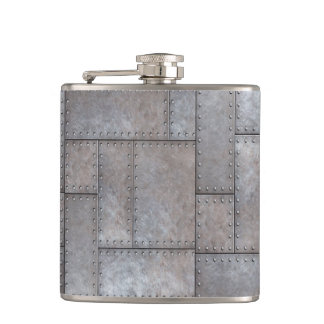 rostige Patina Metall antik alt cool vintage retro Flachmann
