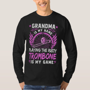 Rostige Posaune Oma Erwachsenen Humor Großmutter T T-Shirt