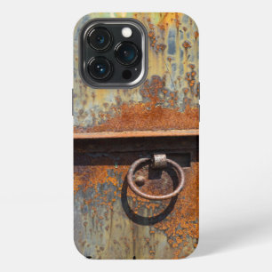 Rostige Tür mit individuellem Namen iPhone 13 Pro Hülle