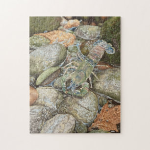 Rostiger Flusskrebs Puzzle