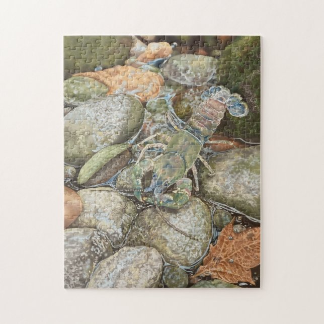 Rostiger Flusskrebs Puzzle (Vertikal)