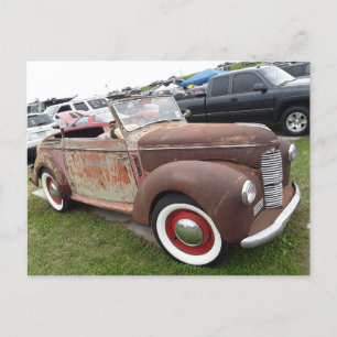 Rostiges Auto Postkarte