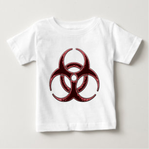 Rostiges Biogefahrensymbol Baby T-shirt
