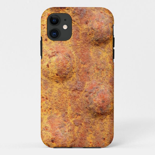 Rostiges, genietetes Metall iPhone SE+5/5S Case (Rückseite)