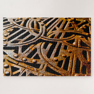 Rostiges Gitter Puzzle
