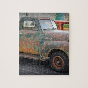 Rostiges kurzes Bett Puzzle