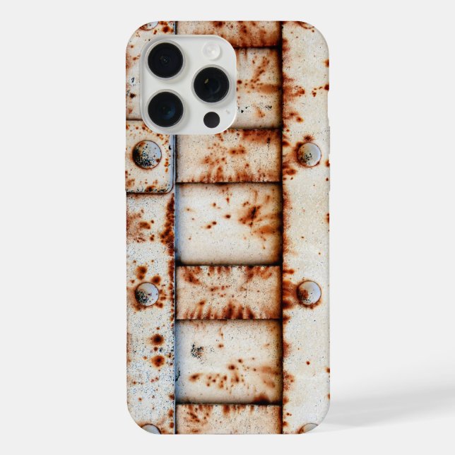 Rostiges Metall iPhone Hülle (Rückseite)