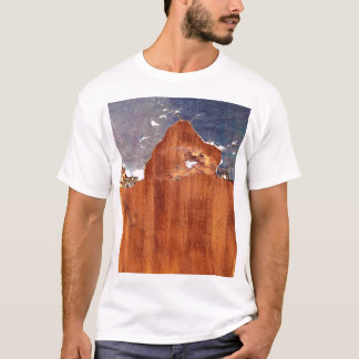 Rostiges Metall: Vintage-Eisenstruktur. T-Shirt