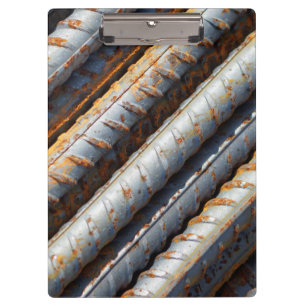 Rostiges Rebar-Klemmbrett Klemmbrett