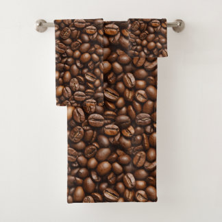 Röstkaffee Badhandtuch Set