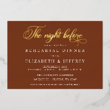 Rostkalligraphie: Die Nacht vor dem Abendessen der