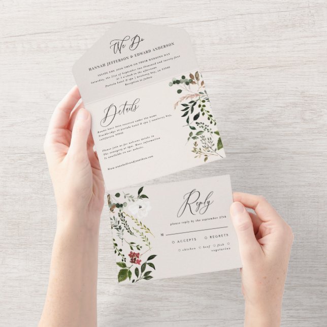 Rostkranz fällt alle in einer Einladung (Abreißen)