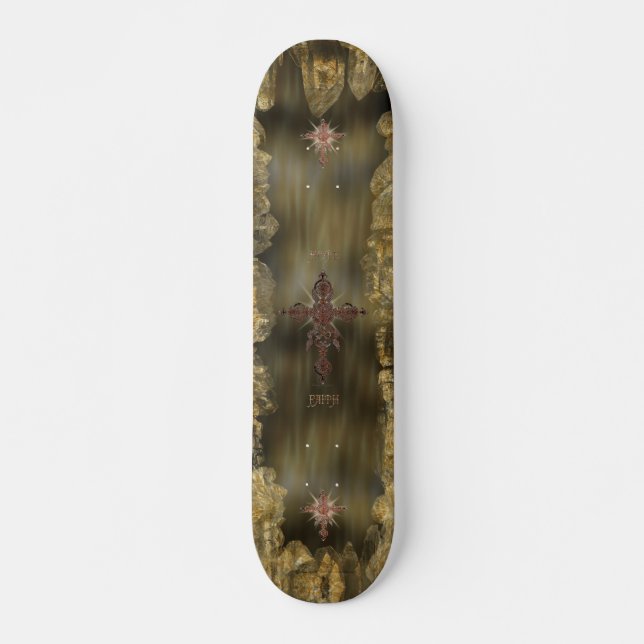 Rostkreuz Skateboard (Vorne)