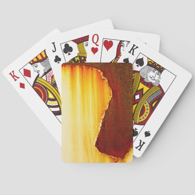 Rostkunst - Cooler Spaß einzigartig Spielkarten (Rückseite)
