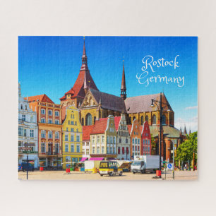 Rostock, Deutschland Historische Gebäude Puzzle