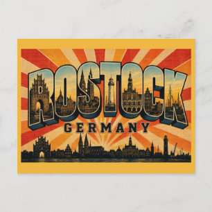Rostock Deutschland Steintor Postkarte