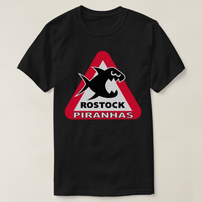 Rostock Piranhas Classic T Shirt (Design vorne)
