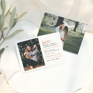 Rostrot   Booten Sie Lebensmittel und schlechte Ta Save The Date