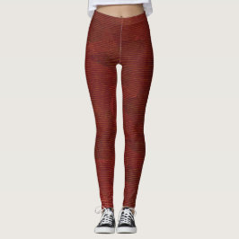 Rostrot Leggings