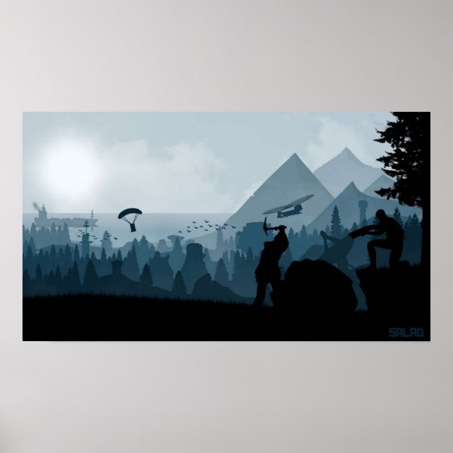 Rostspielgeräte und Mining-Gaming Poster (Vorne)