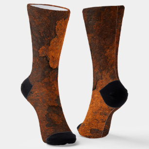 Rosttextur Industrieller Grunge Crew Socken