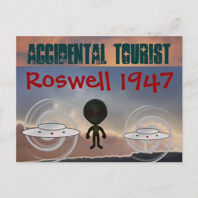 Roswell 1947 Postcard Postkarte (Vorderseite)