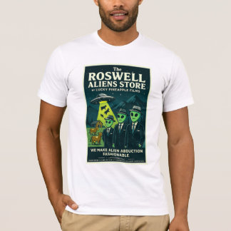Roswell-Außerirdischen in den 1950er Jahren retro- T-Shirt