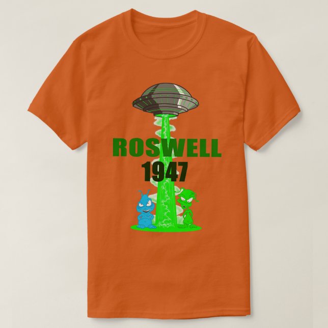 Roswell Außerirdischen T-Shirt (Design vorne)