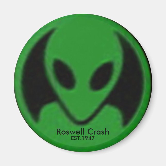Roswell Crash, EST.1947 Magnet (Vorne)
