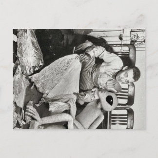 Roswell Crash Postkarte