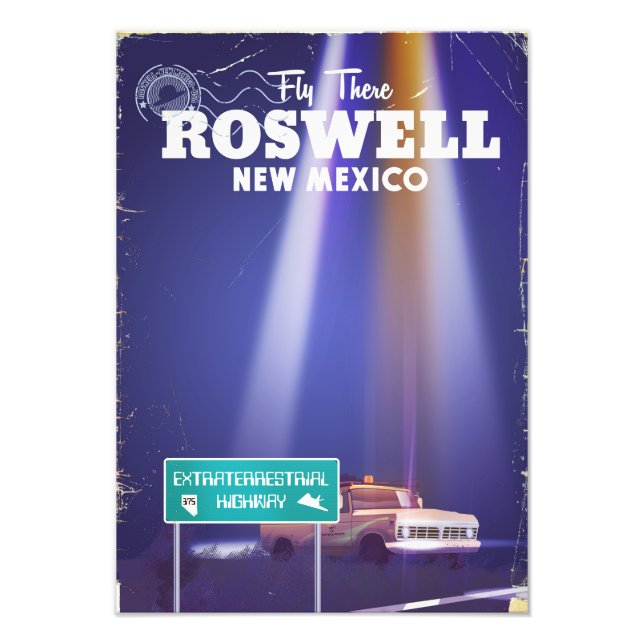 Roswell Extraterrestriale Highway-Poster Fotodruck (Vorne)