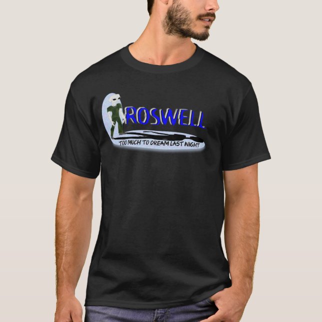 Roswell Halluzination im Blau T-Shirt (Vorderseite)