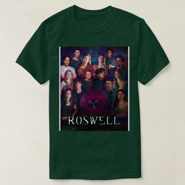 Roswell Meets Roswell New Mexico T-Shirt (Design vorne)