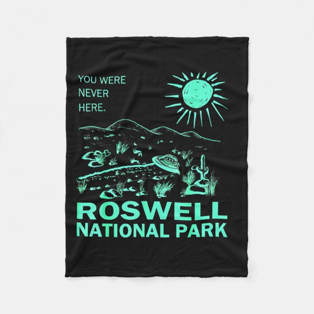 Roswell National Park New Mexico  Fleecedecke (Vorderseite)