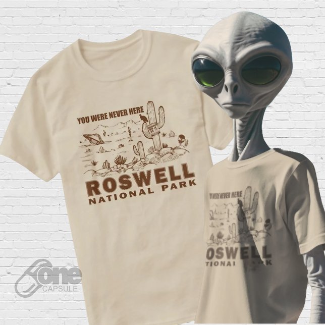 Roswell National Park UFO Flying Saucer Außerirdis T-Shirt (Von Creator hochgeladen)