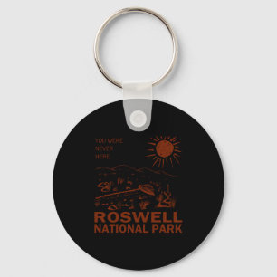 Roswell Nationalpark UFO fliegende Untertasse Auße Schlüsselanhänger