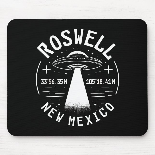 Roswell New Mexico Alien Ufo Area 51  Mousepad (Vorne)