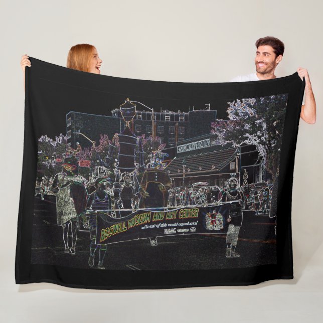 Roswell, New Mexico Fleece Blanket (Beispiel)
